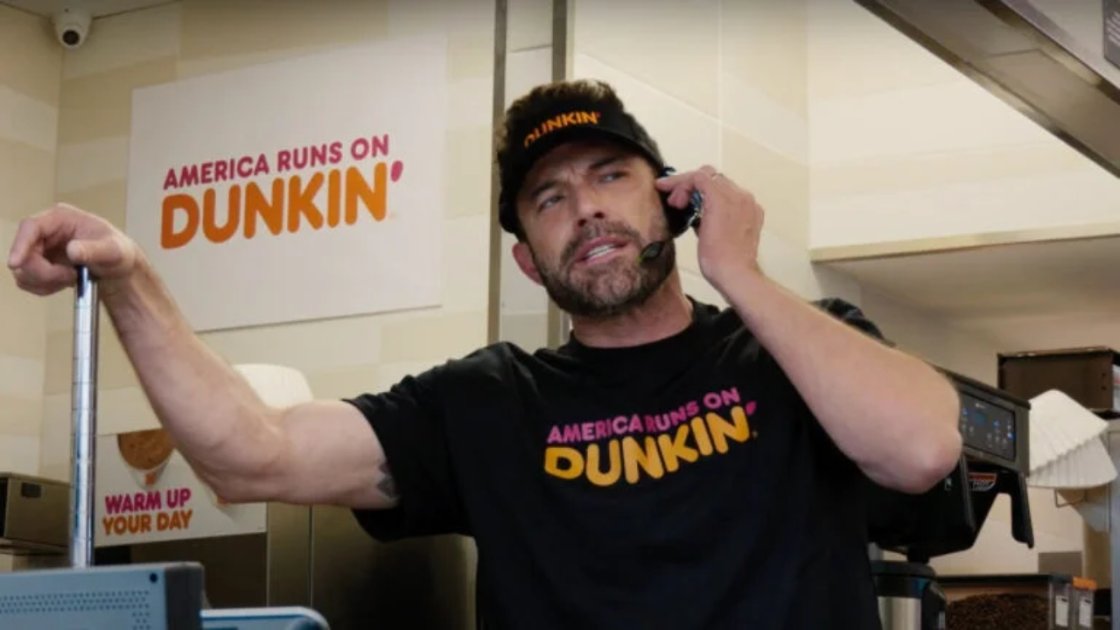 In A New Dunkin' Commercial, Ben Affleck Engages In A Freestyle Performance Alongside Ice Spice