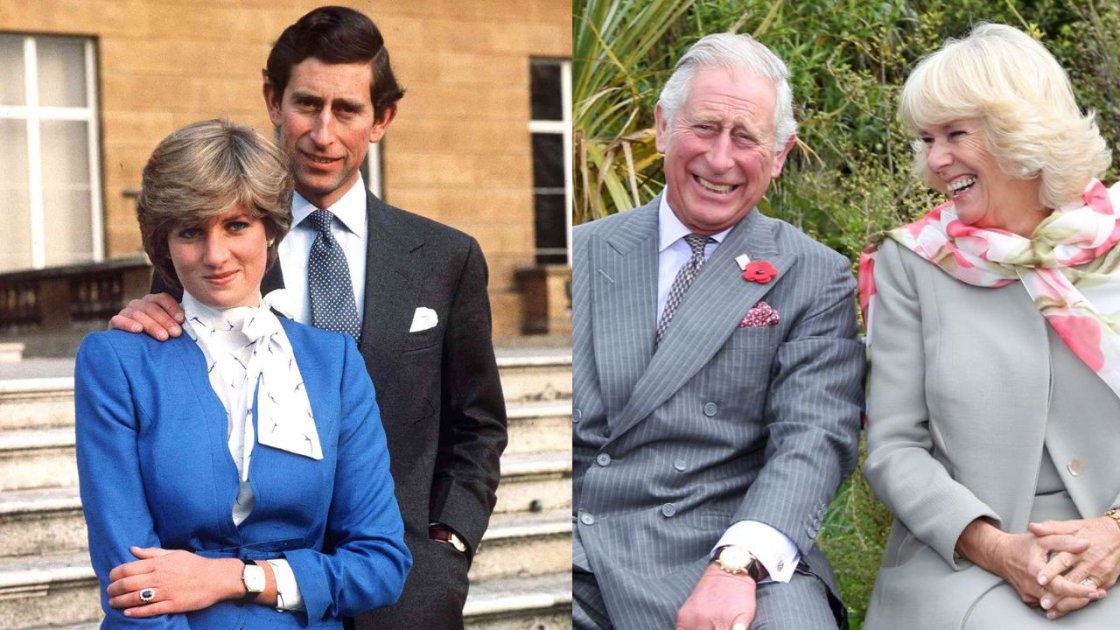 7. Prince Charles, Princess Diana and Camilla Bowles