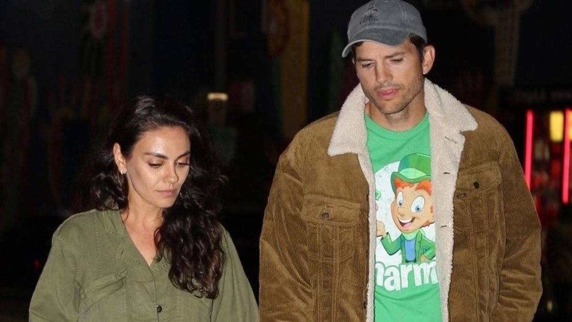 Ashton Kutcher And Mila Kunis Venture Out For An Evening Of Leisurely Companionship