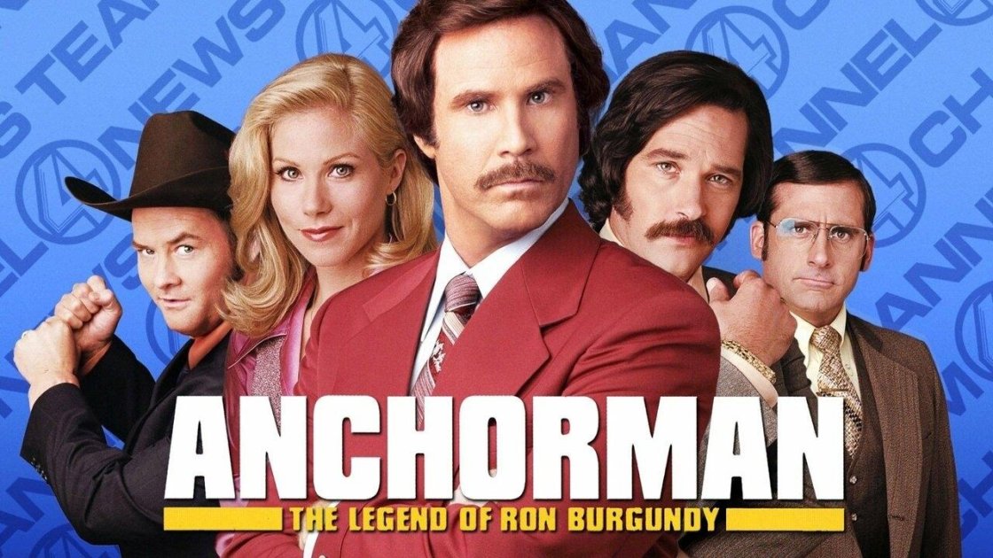 Anchorman: The Legend of Ron Burgundy (2004) - top 20 comedy movies