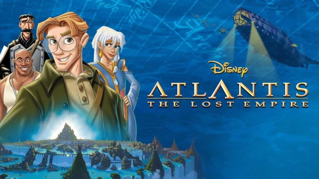 Atlantis: The Lost Empire (2001) - top 20 disney movies