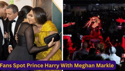 Fans Spot Prince Harry With Meghan Markle At Beyonce Concert!