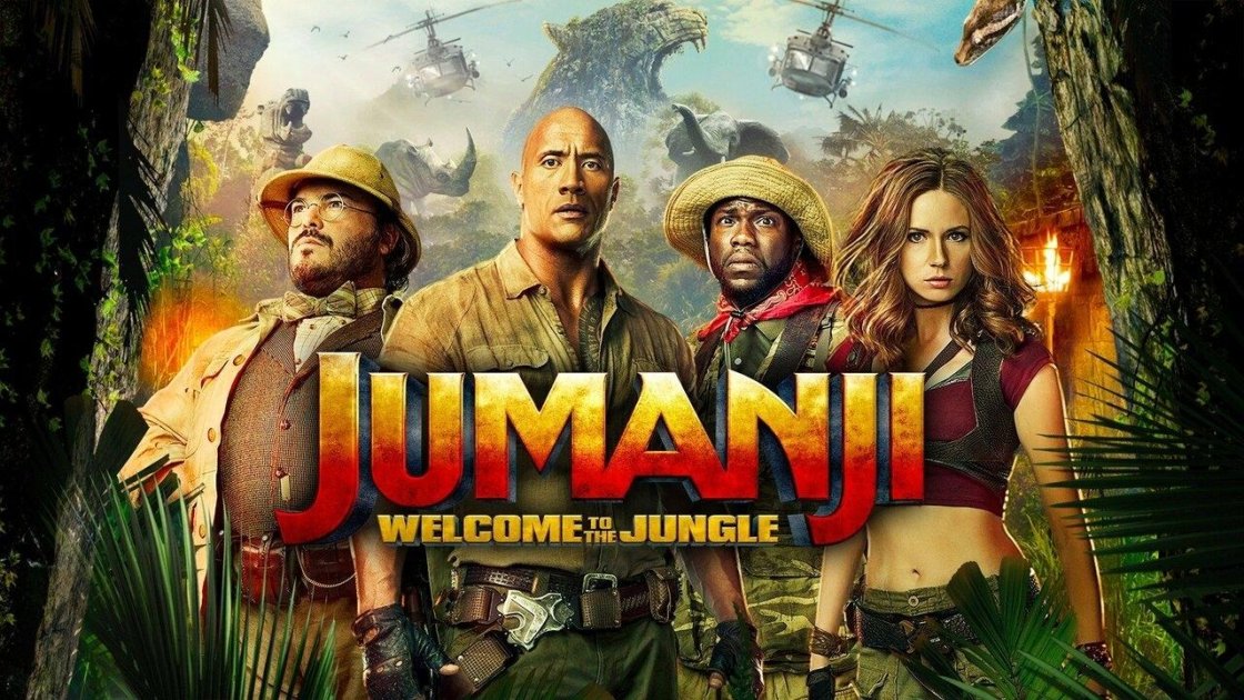 Jumanji: Welcome to the Jungle (2017) - good action movies on hulu