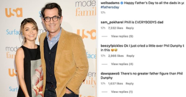 Sara Pays Tribute To 'modern Family' Dad Ty Burrell In Her Instagram Post