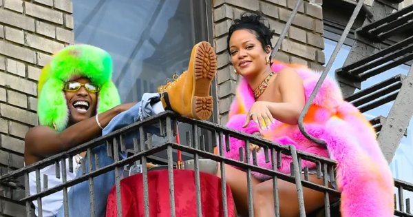Rihanna Is Spotted Filming A New Music Video